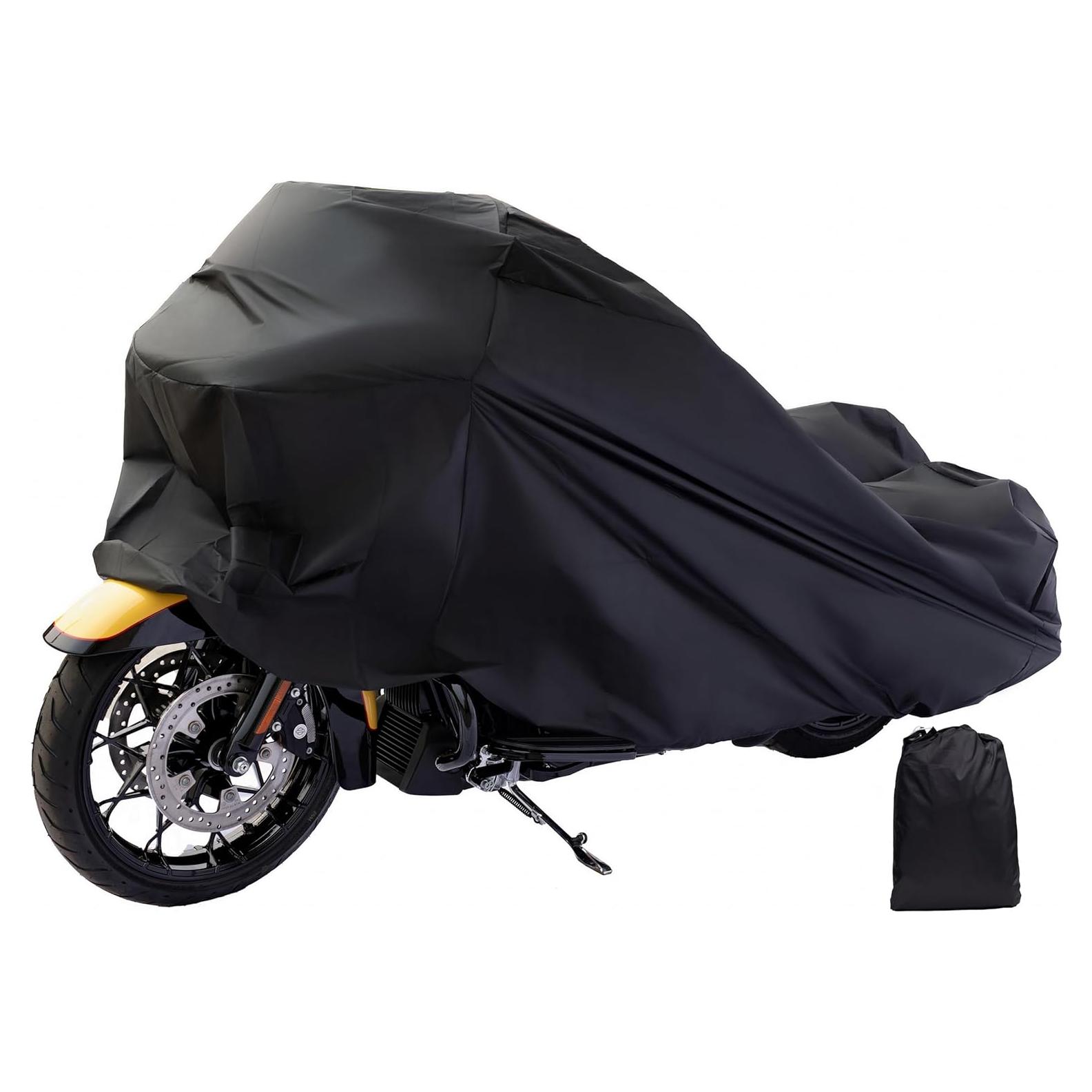 Funda de Motocicleta Impermeable Wrypun 264 cm con Agujeros para Candado