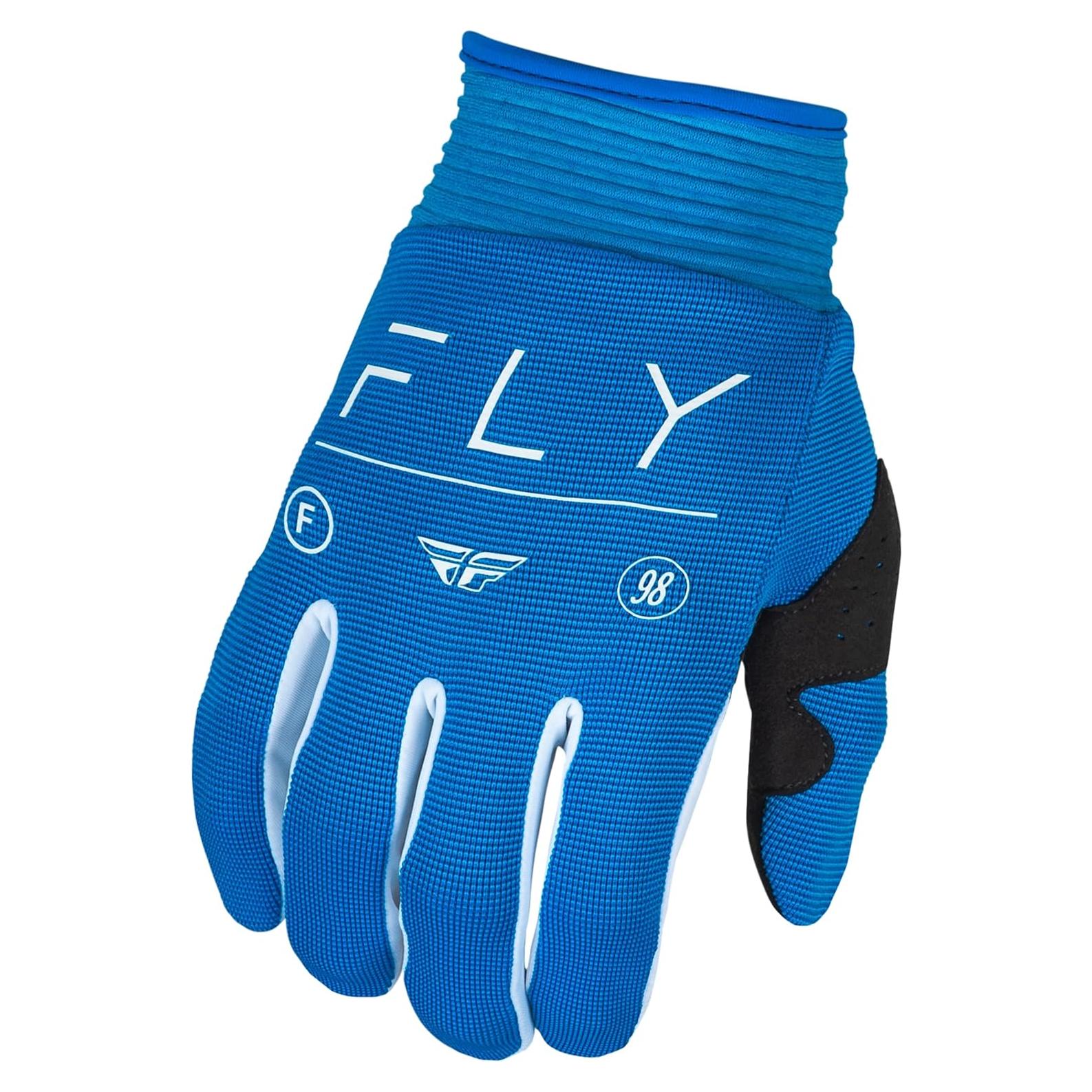 Guantes Fly Racing F-16 Azul Verdadero/Blanco Mediano
