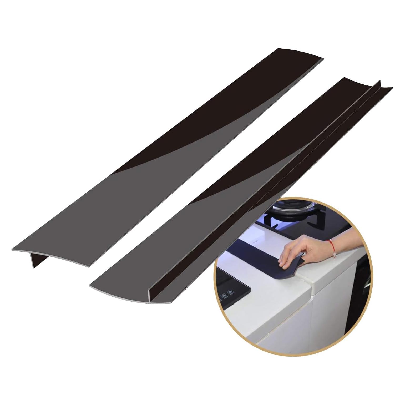 Cubierta de Espacio entre Estufa y Encimera Gosmol 53.34 cm Negro