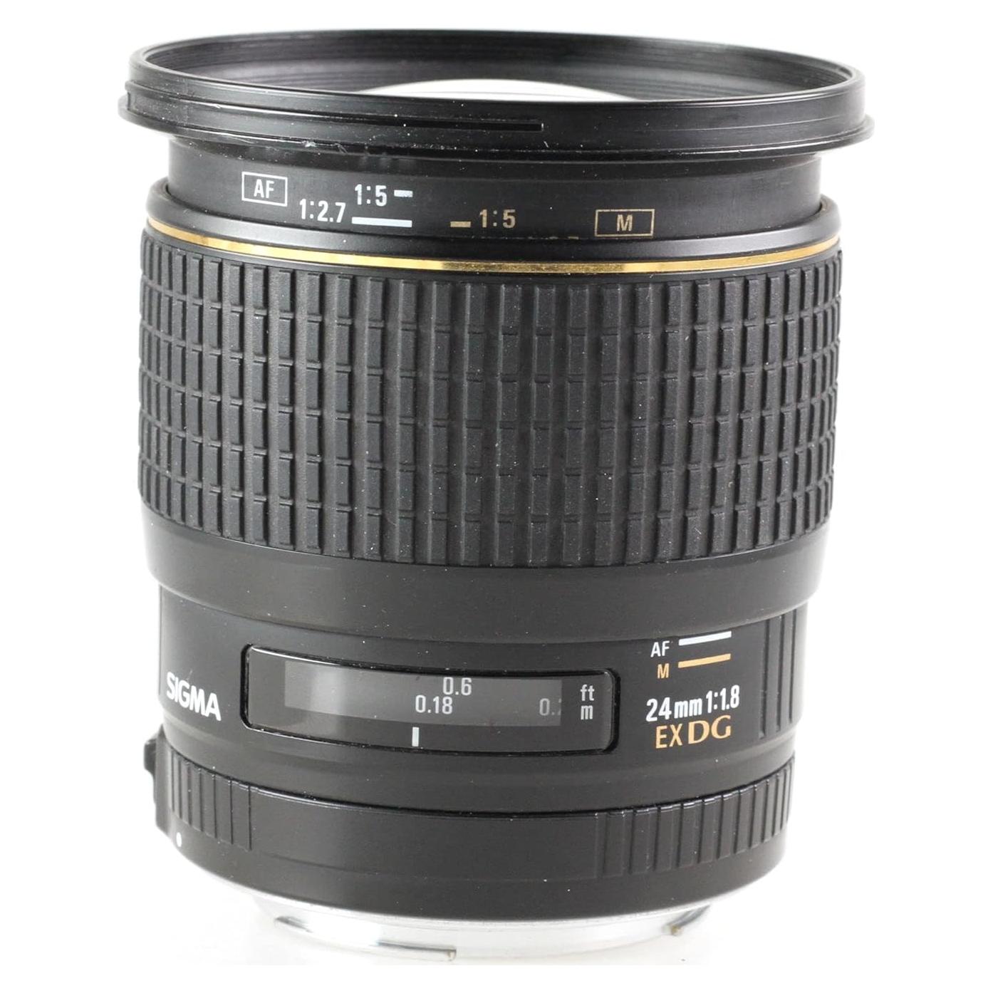 Lente Sigma 24mm f/1.8 EX DG Macro para Cámaras SLR Canon