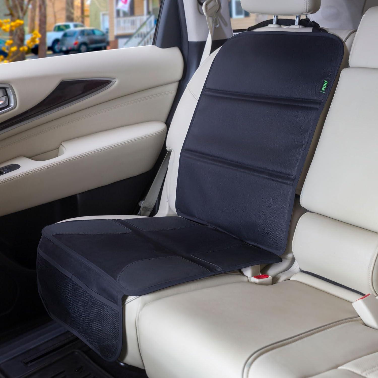 Protector de Asiento de Coche PIDO Negro Acolchado Impermeable