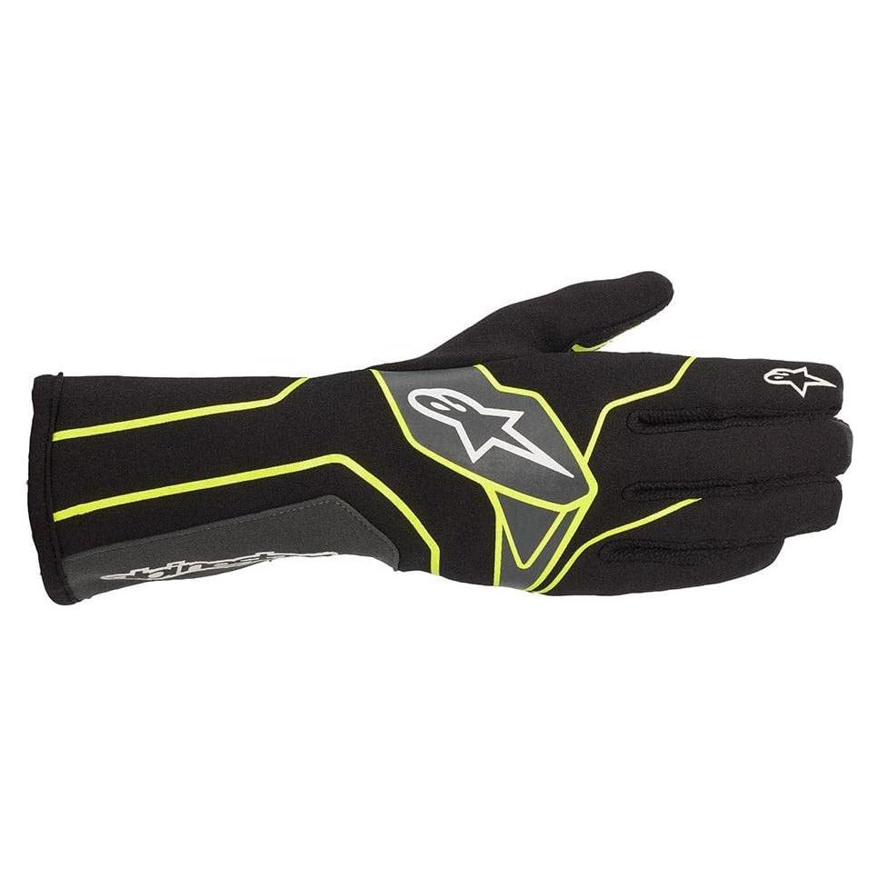 Guantes Alpinestars TECH-1 K V2 Negro/Antracita T. Pequeño