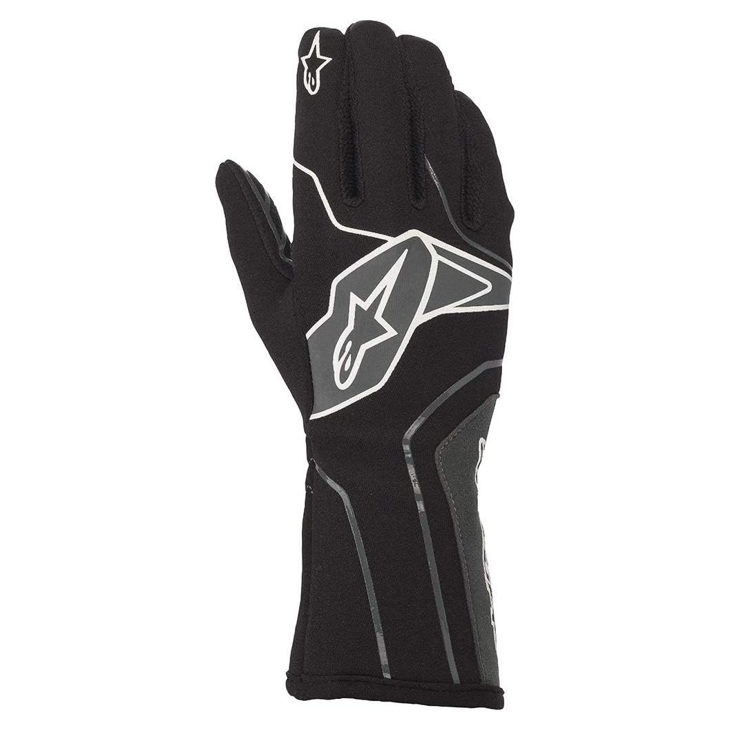 Guantes Alpinestars TECH-1 K V2 Negro/Antracita T. Pequeño