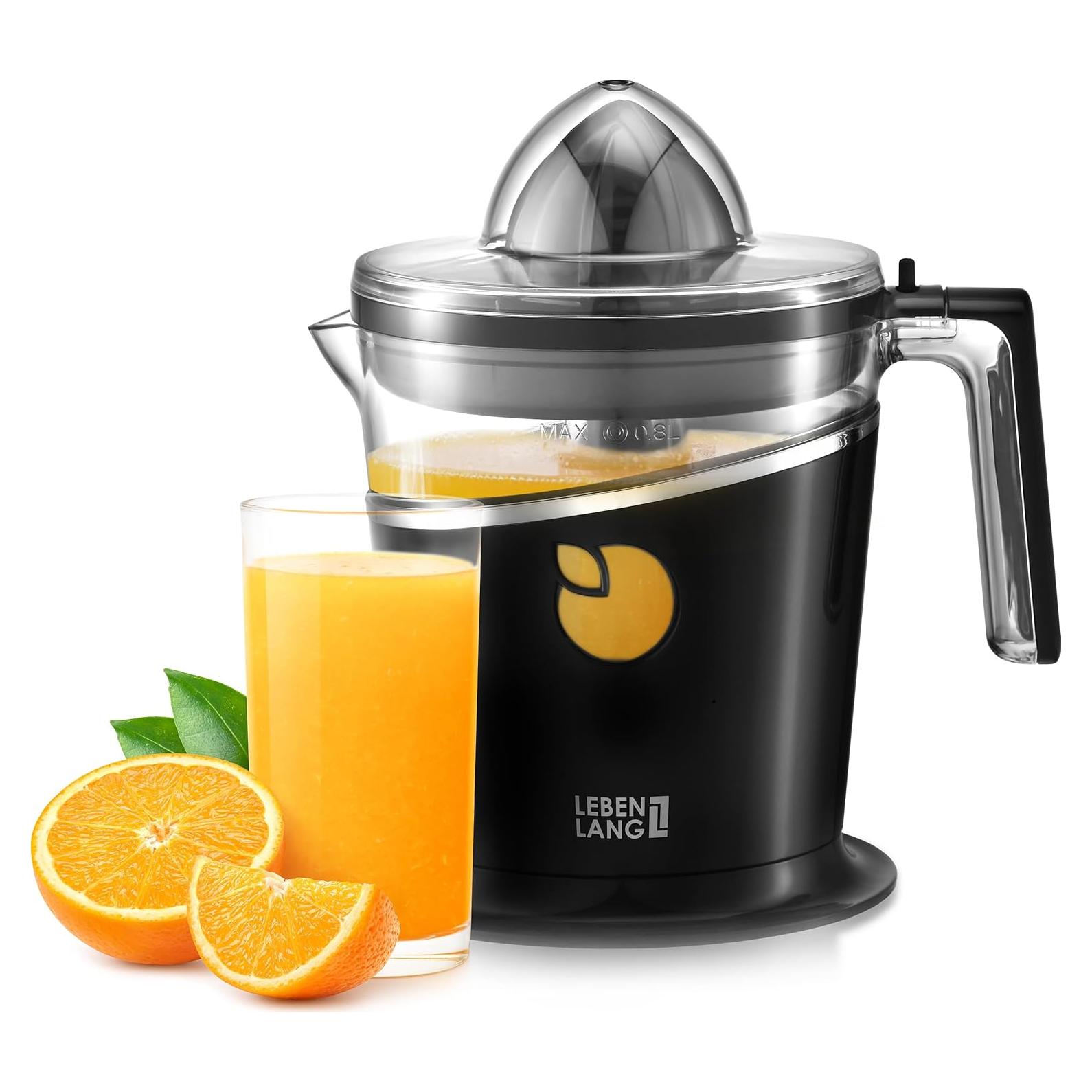 Exprimidor Eléctrico LEBENLANG LBL3386S - 800 ml, Sin BPA