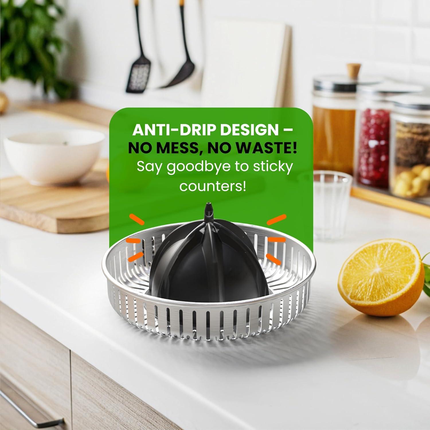 Exprimidor Eléctrico Eurolux ELCJ-4800 de Acero Inoxidable 300W