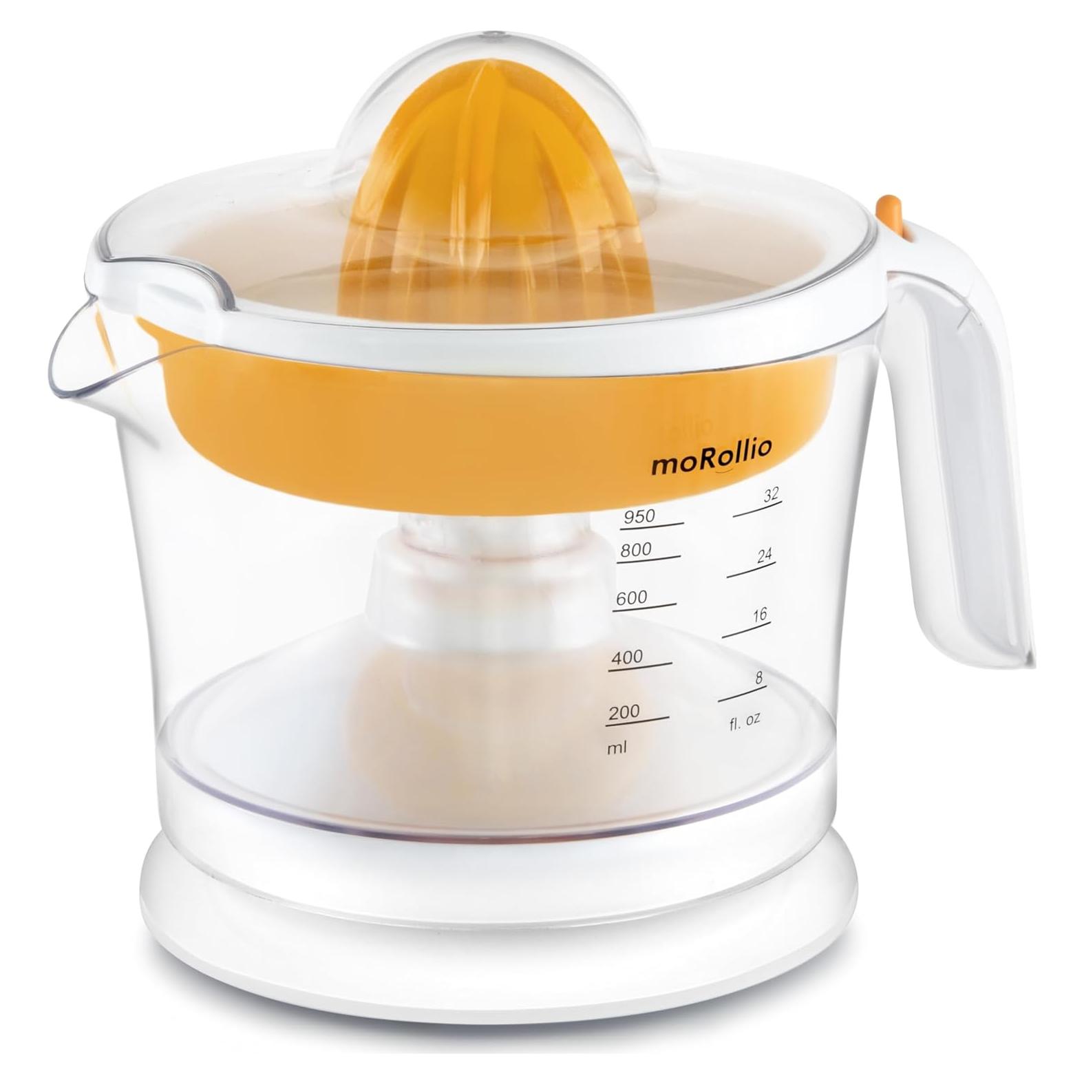 Exprimidor Eléctrico de Cítricos moRollio 32oz con Control de Pulpa
