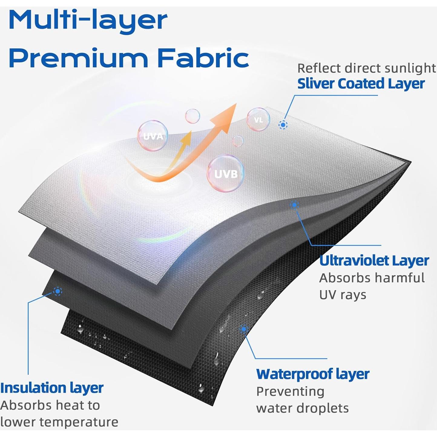 Cortinas Blackout Tlany 99x147 cm para Dormitorio - Negros