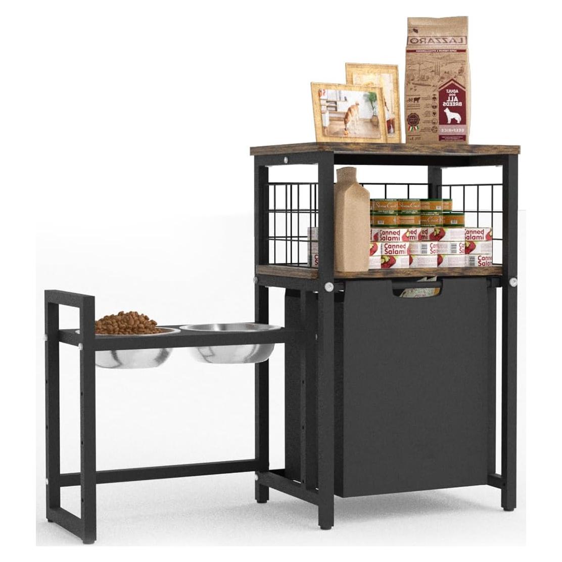 Estación de Alimentación para Mascotas Sungaryard con 2 Tazones