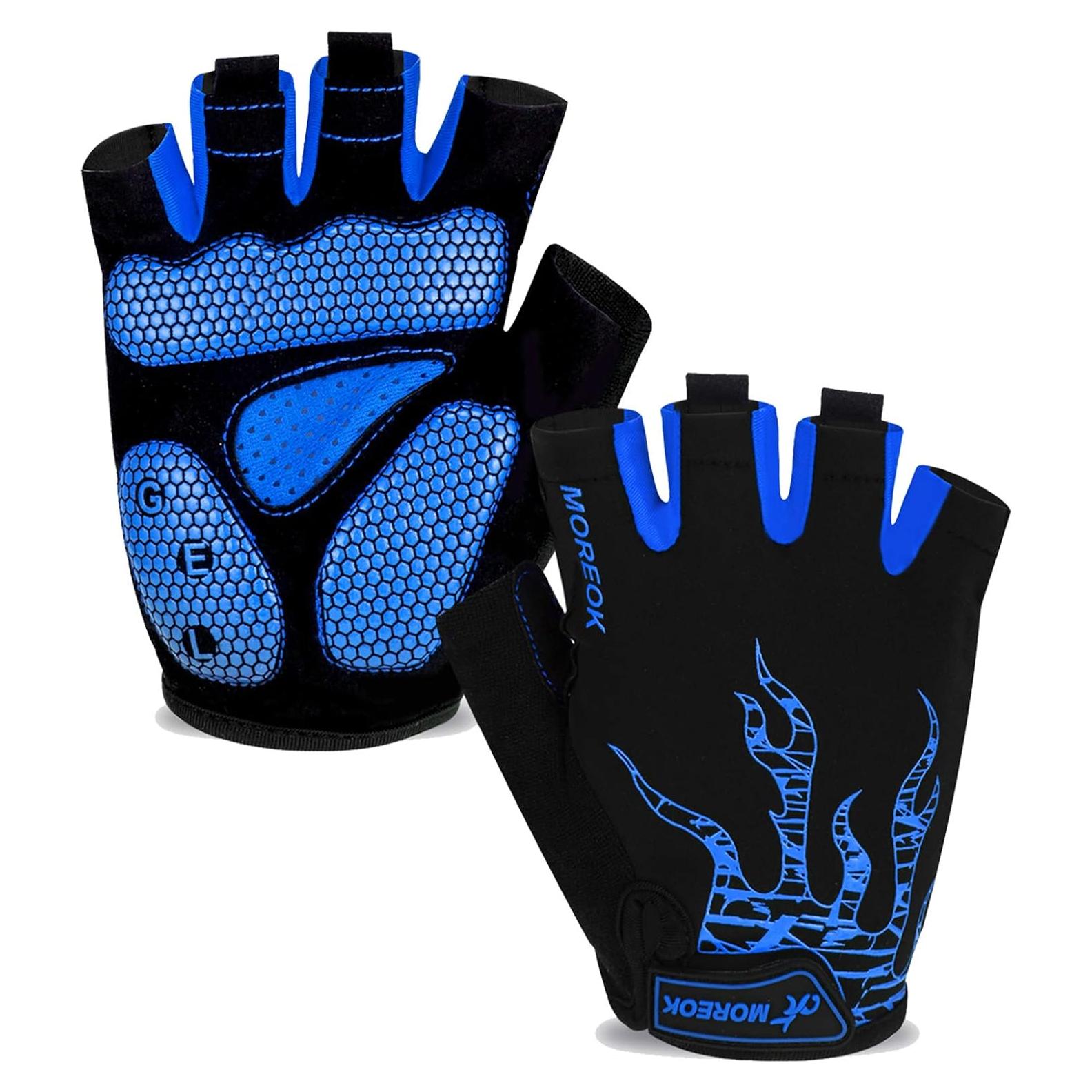 Guantes de Ciclismo MOREOK Unisex con Almohadilla de Gel 5MM