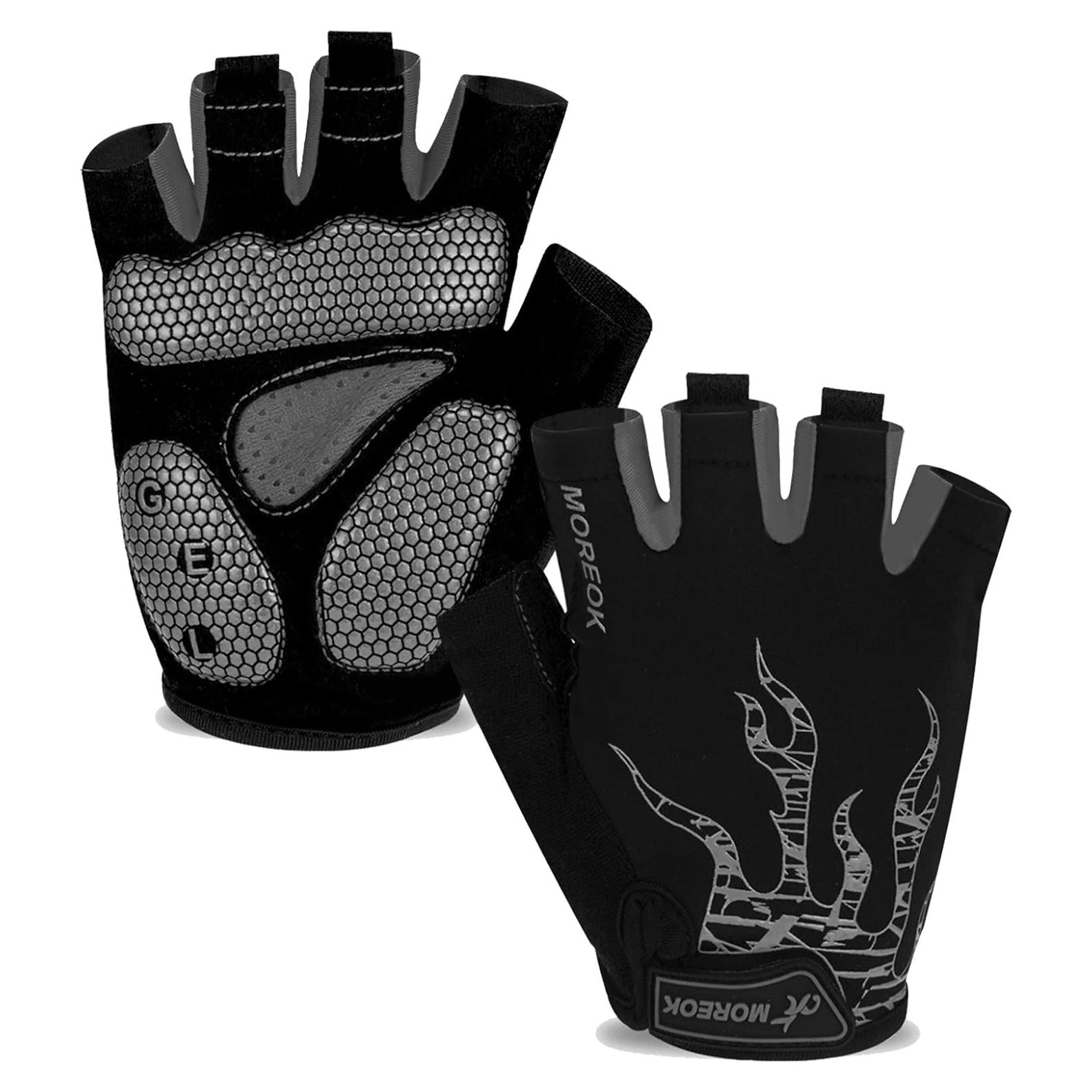 Guantes de Ciclismo MOREOK X-Large con Almohadilla de Gel