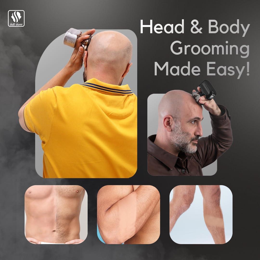 Afeitadora de Cabeza y Cara Skull Shaver Pitbull Silver PRO SX5