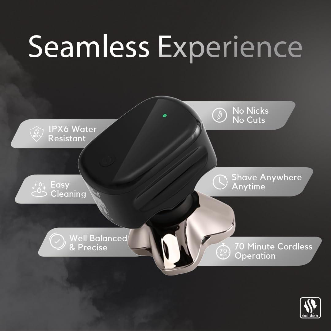 Afeitadora de Cabeza y Cara Skull Shaver Pitbull Silver PRO SX5