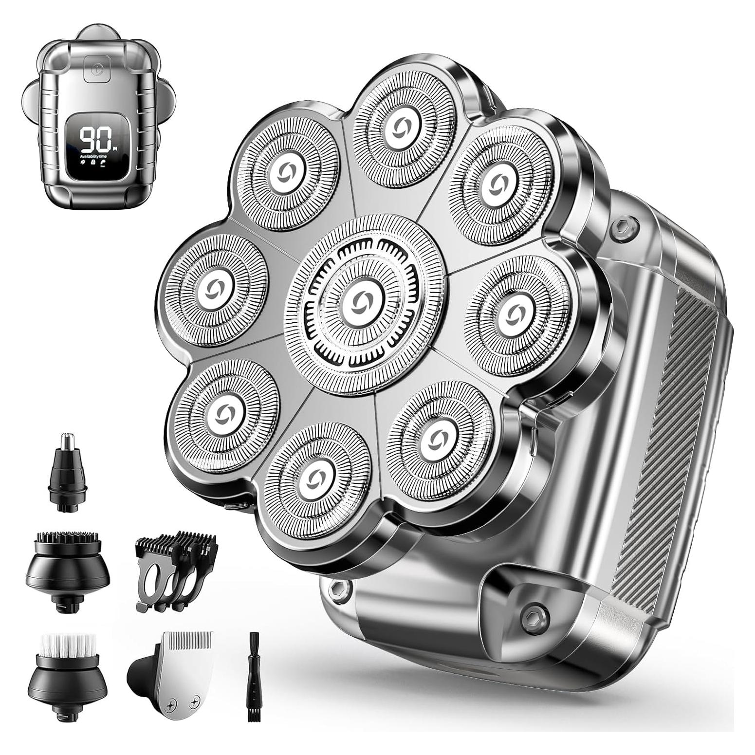 Afeitadora eléctrica 5 en 1 UltraCaput JK-7713 IPX7 LED