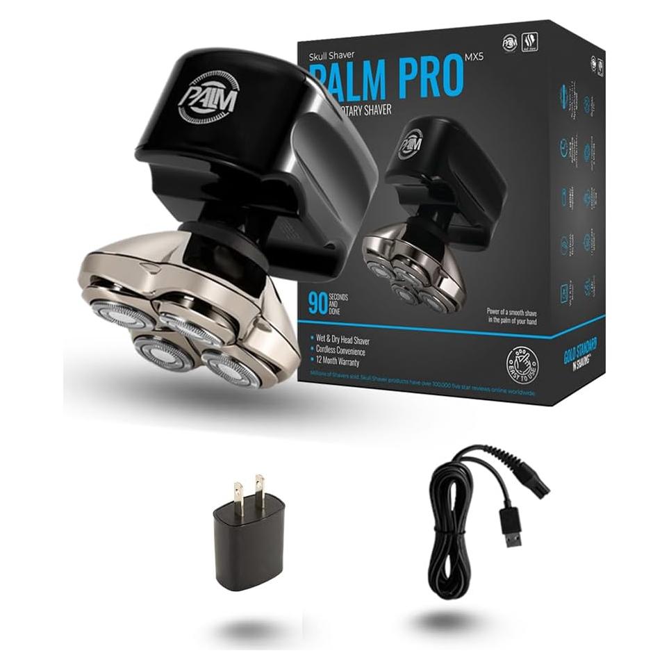 Afeitadora de Cabeza y Cara Skull Shaver Palm MX5 - 4 Cuchillas