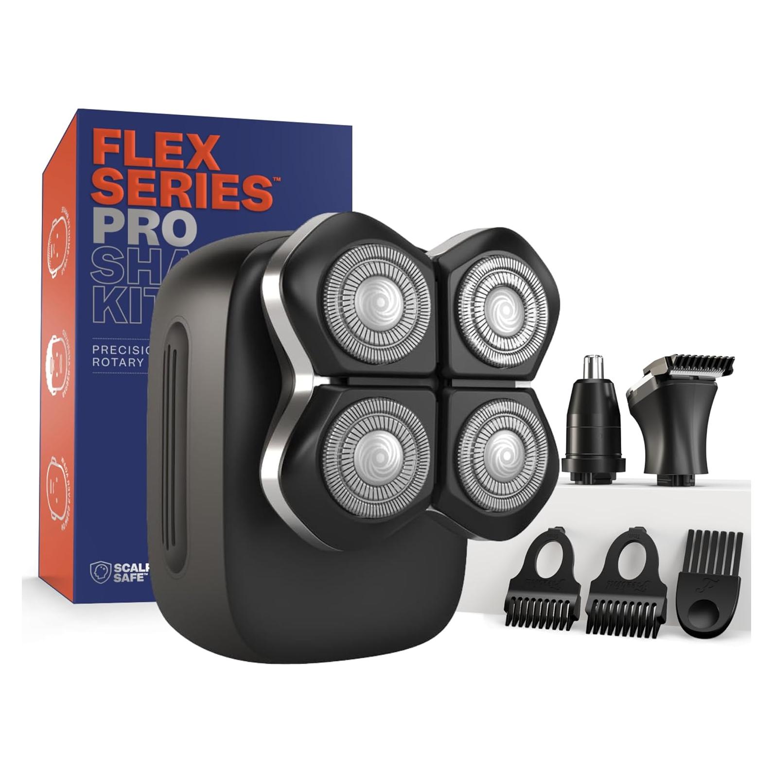 Afeitadora Eléctrica Freebird Pro FlexSeries - Impermeable, Recargable, 4 Cuchillas