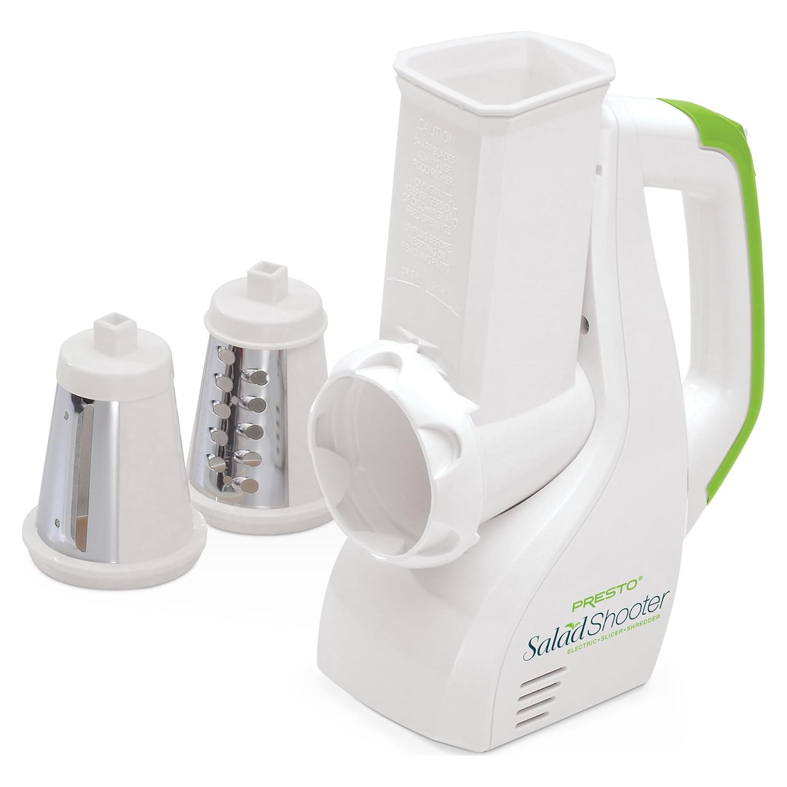 Cortadora Eléctrica Presto Salad Shooter Blanca 1.13 kg