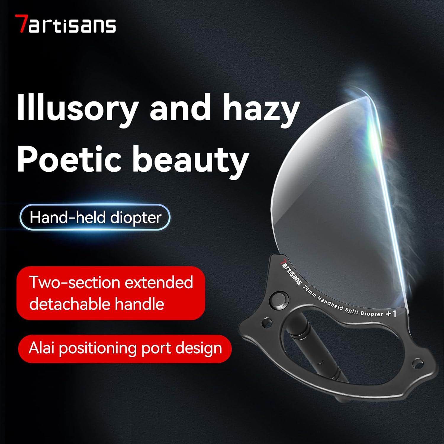 Filtro de lente dioptría 7artisans +1 para 50-105mm
