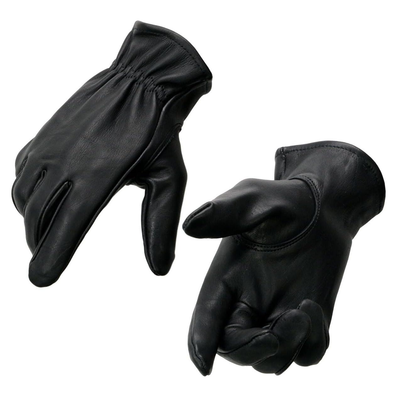 Guantes de motocicleta Milwaukee Leather MG7595 Piel de ciervo