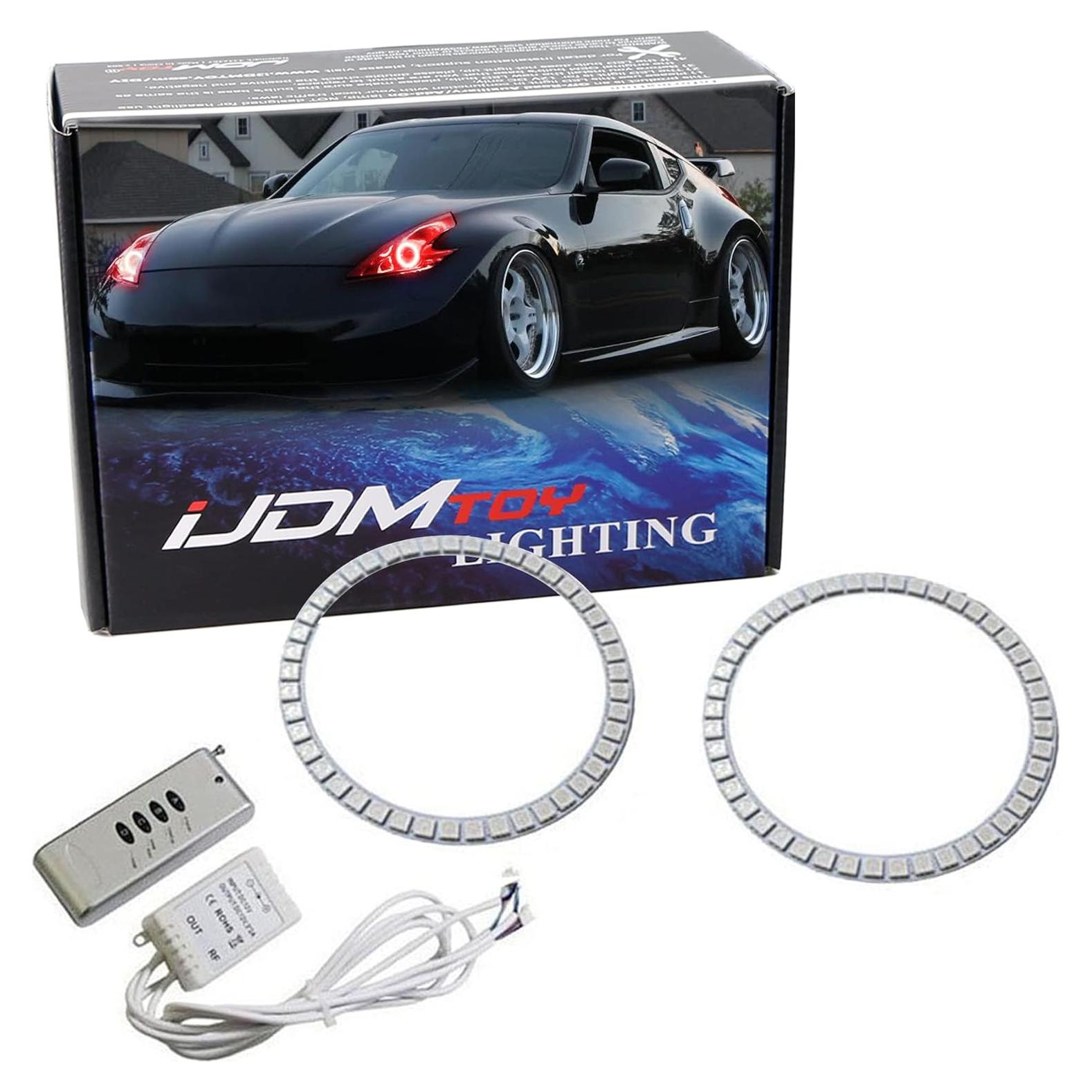 Kit Iluminación Anillo Halo LED RGB iJDMTOY para Nissan 370Z 2009-2020