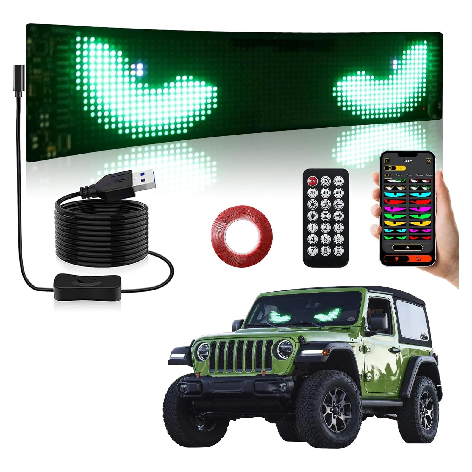 Luces LED Ojos del Diablo ICEFLY para Parabrisas 89.9cm