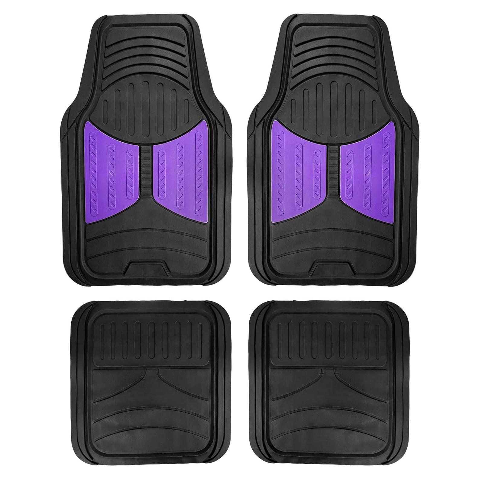 Alfombrillas de Caucho FH Group Moradas Ajuste Universal