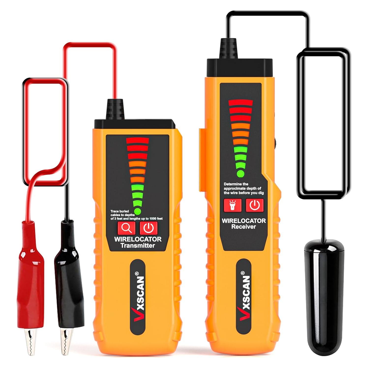 Localizador de Cables Subterráneos VXSCAN F04 con Auriculares