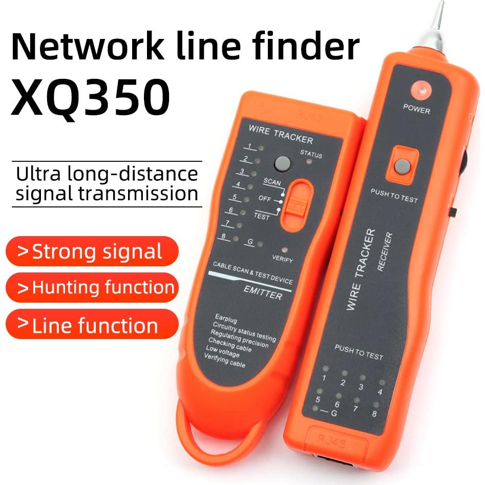 Probador de Cables Ethernet FC-6S RJ45 RJ11 Multifuncional