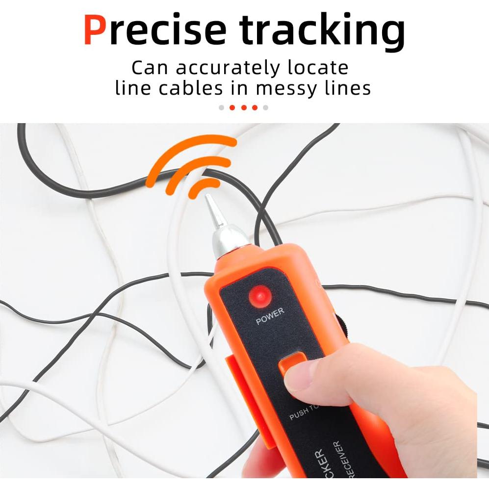 Probador de Cables Ethernet FC-6S RJ45 RJ11 Multifuncional