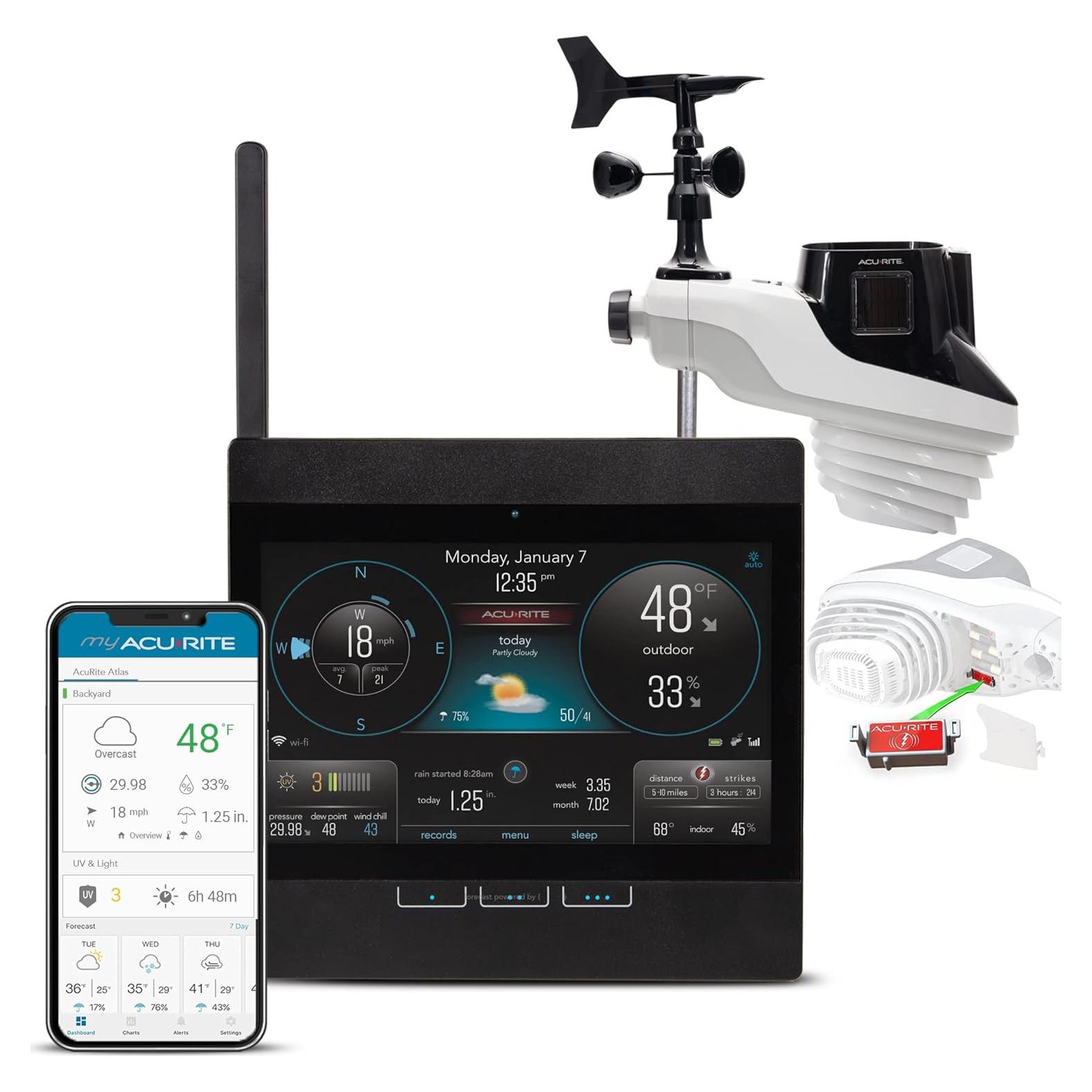 Estación Meteorológica AcuRite Atlas WiFi con Pantalla HD