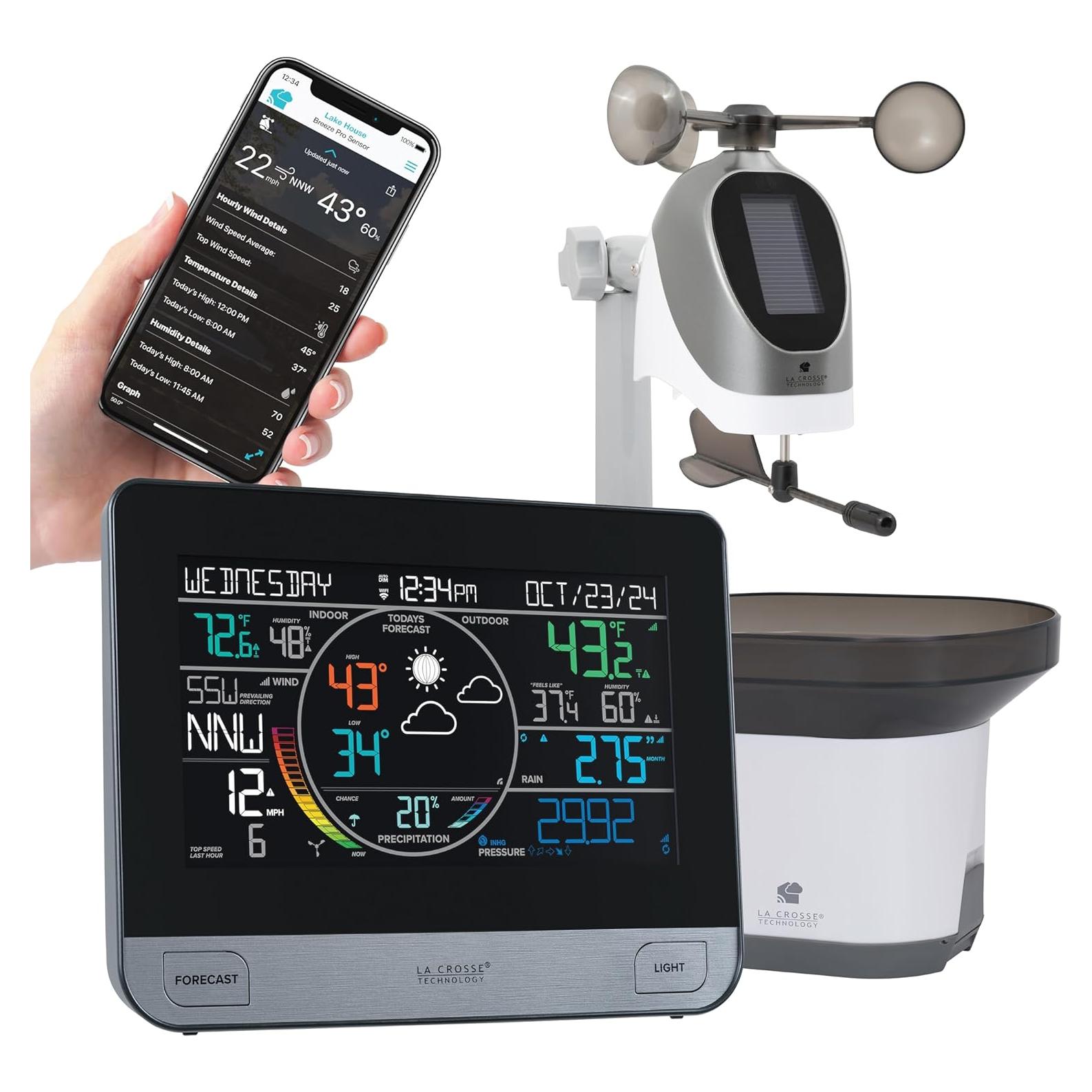 La Crosse Technology 328-69357-INT Wi-Fi Professional Weather Station