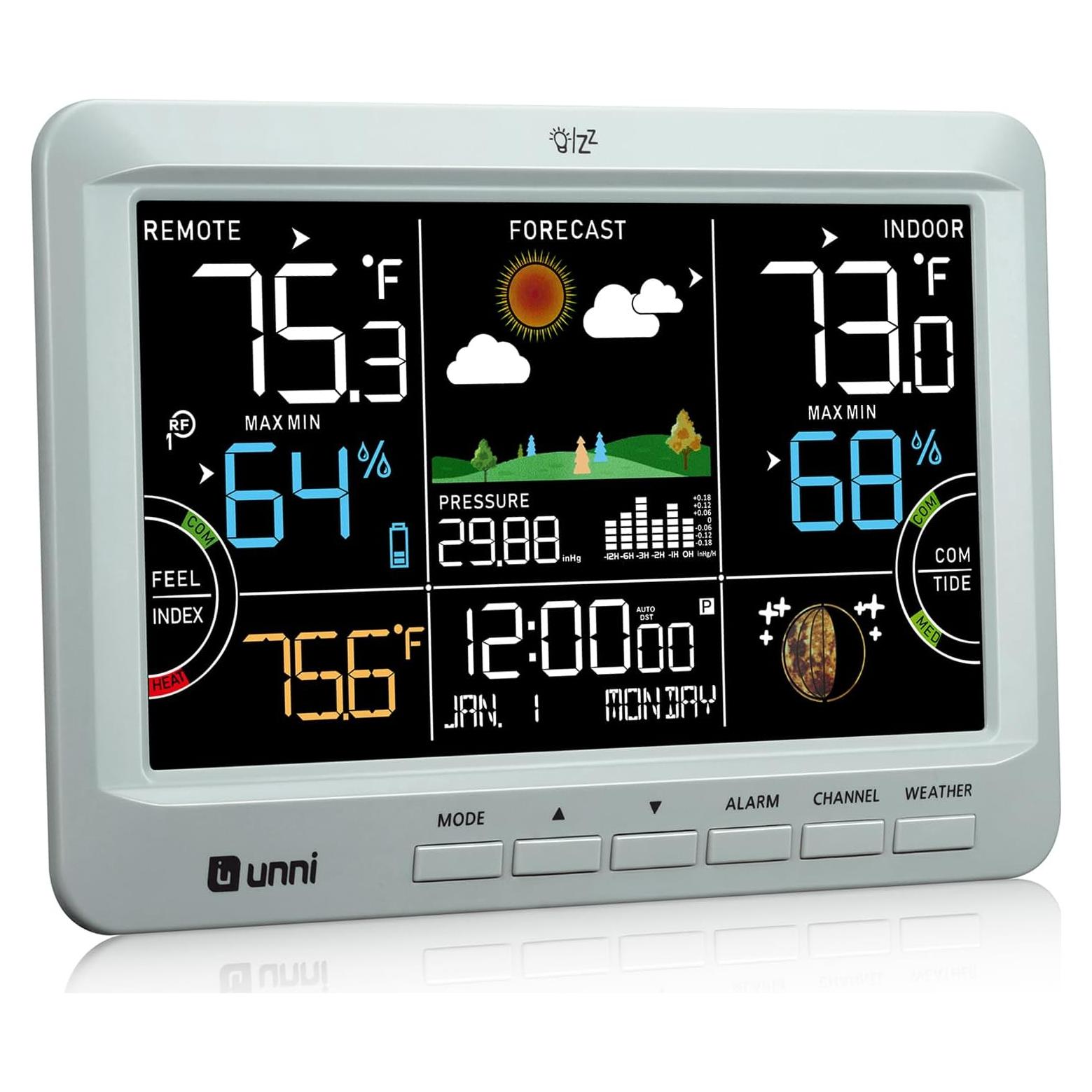 Estación Meteorológica Inalámbrica U UNNI UN0512 Gris