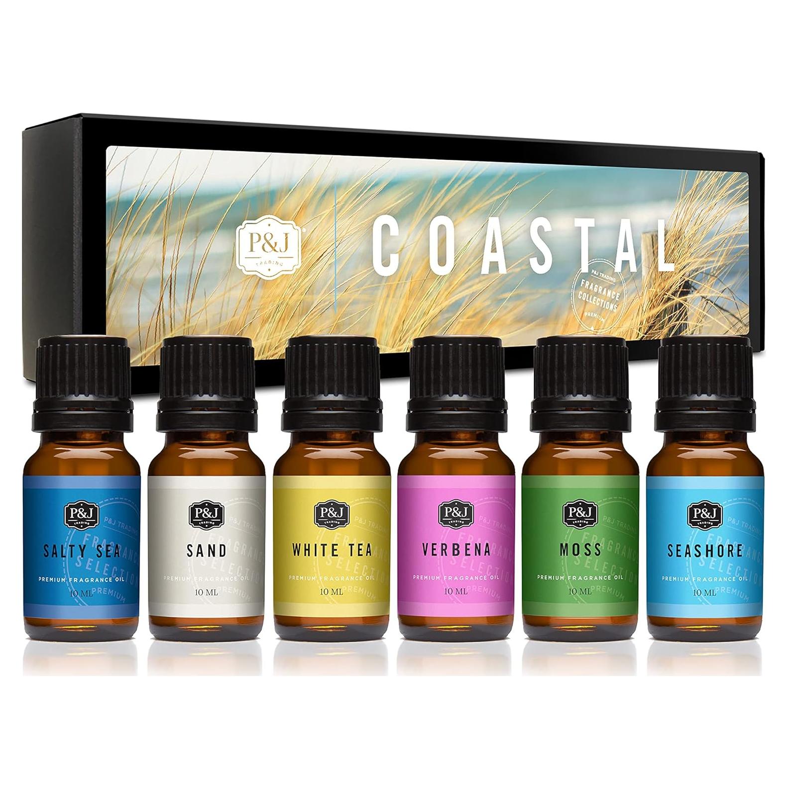 Aceite de Fragancia P&J Trading Conjunto Costero 10ml x6