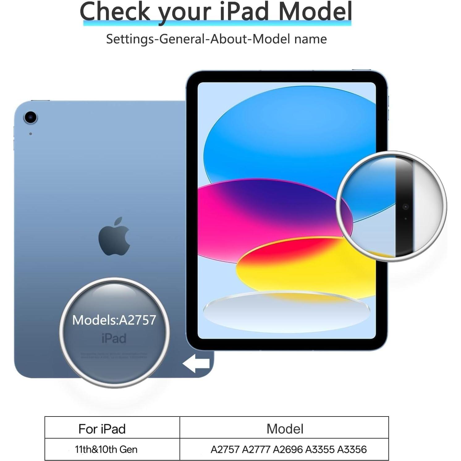 Protector de Pantalla OMOTON para iPad A16 y 10ª Gen, Vidrio Templado