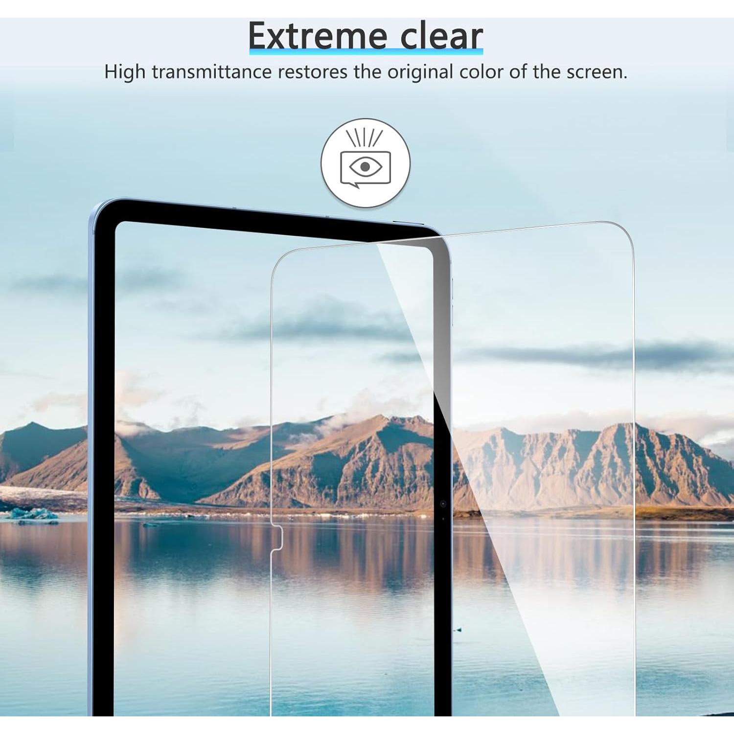 Protector de Pantalla OMOTON para iPad A16 y 10ª Gen, Vidrio Templado