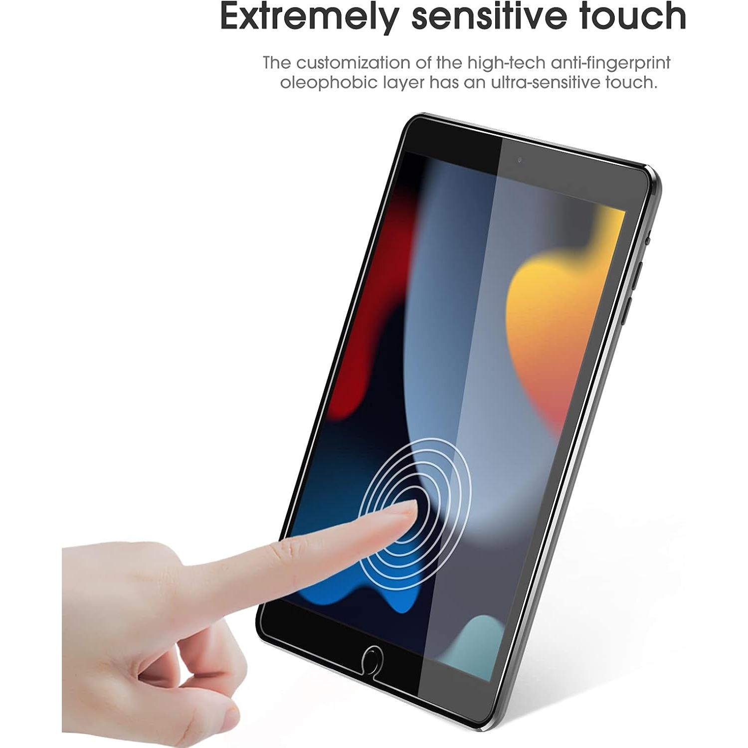 Protector de Pantalla OMOTON para iPad 10.2" (9na, 8va, 7ma Gen) Vidrio Templado