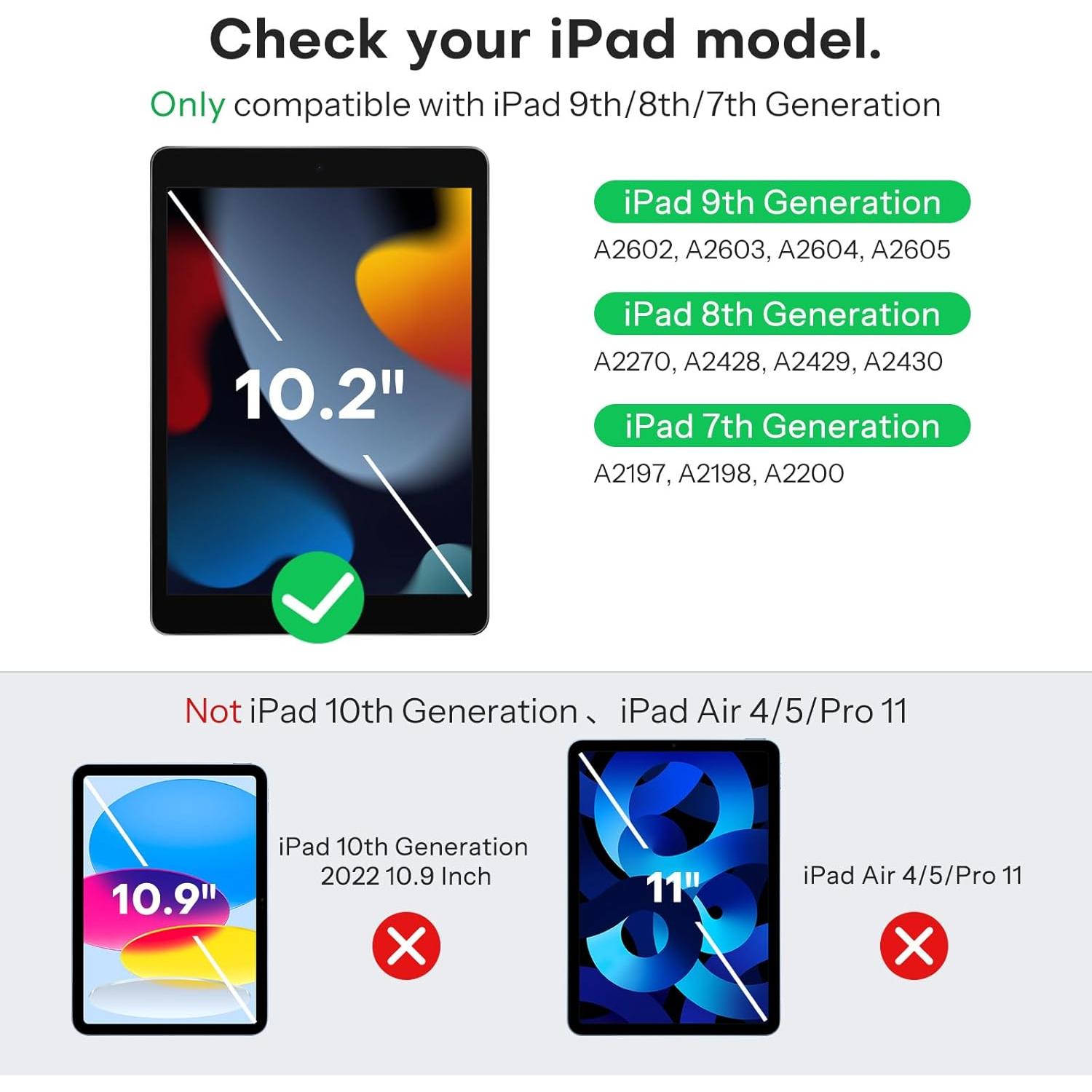 Protector de Pantalla OMOTON para iPad 10.2" (9na, 8va, 7ma Gen) Vidrio Templado