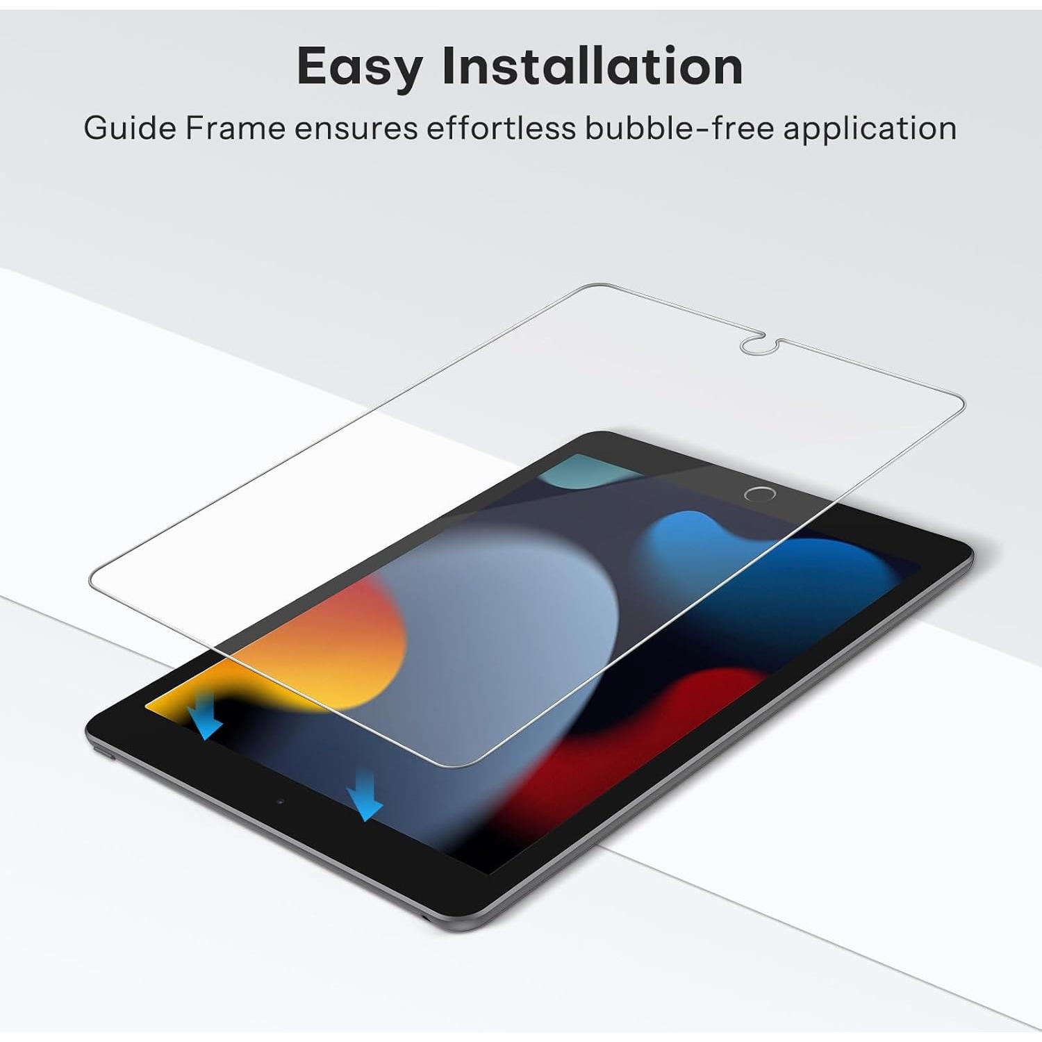 Protector de Pantalla OMOTON para iPad 10.2" (9na, 8va, 7ma Gen) Vidrio Templado