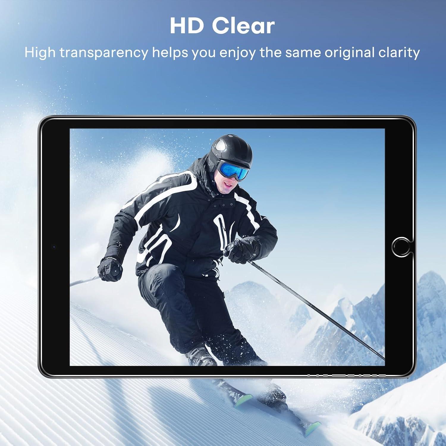 Protector de Pantalla OMOTON para iPad 10.2" (9na, 8va, 7ma Gen) Vidrio Templado