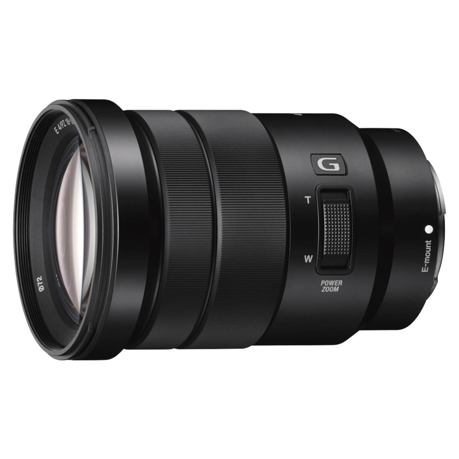 Lente Sony SELP18105G E PZ 18-105mm F4 G OSS Negro