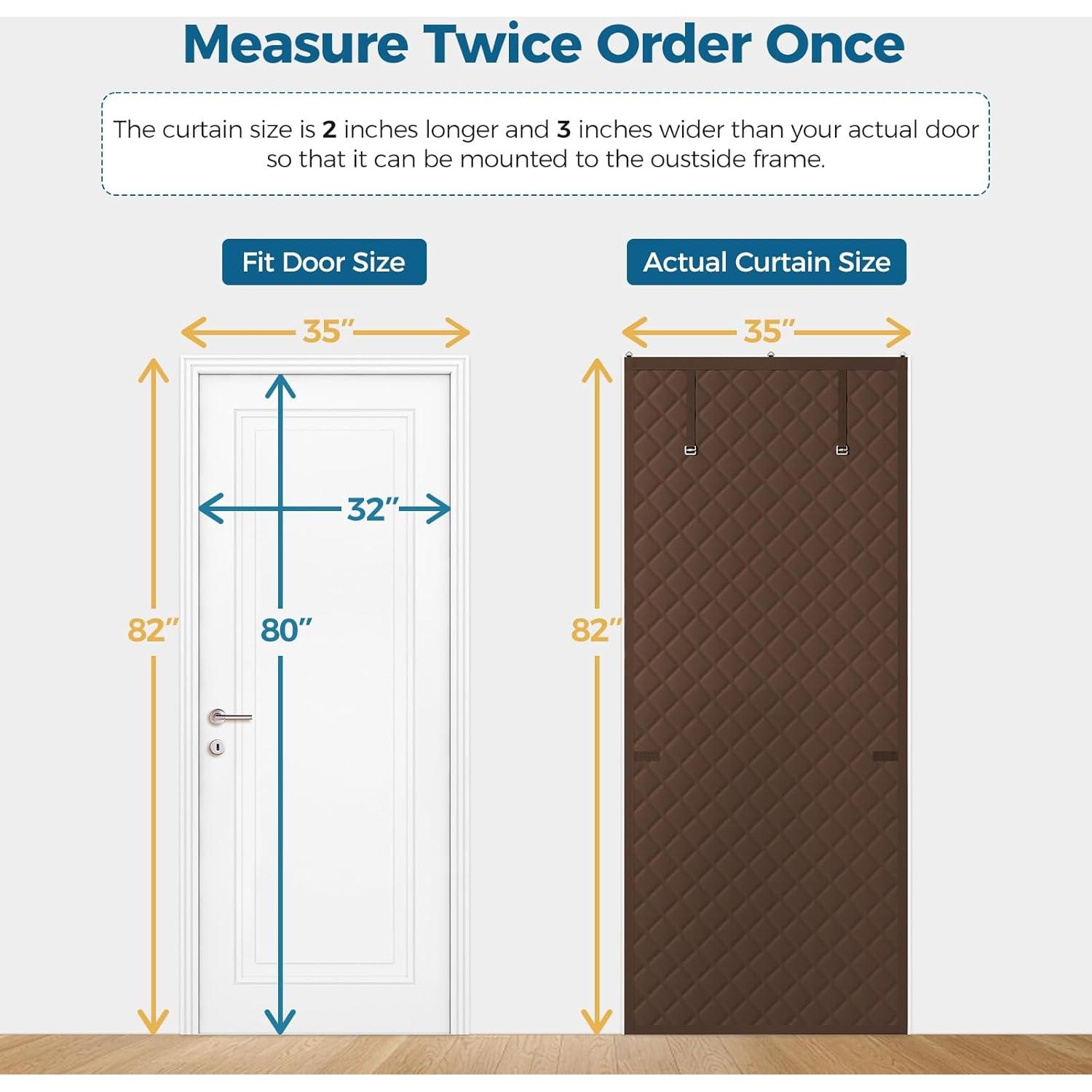 Cortina Térmica Aislante Augblinds 89x208 cm Marrón