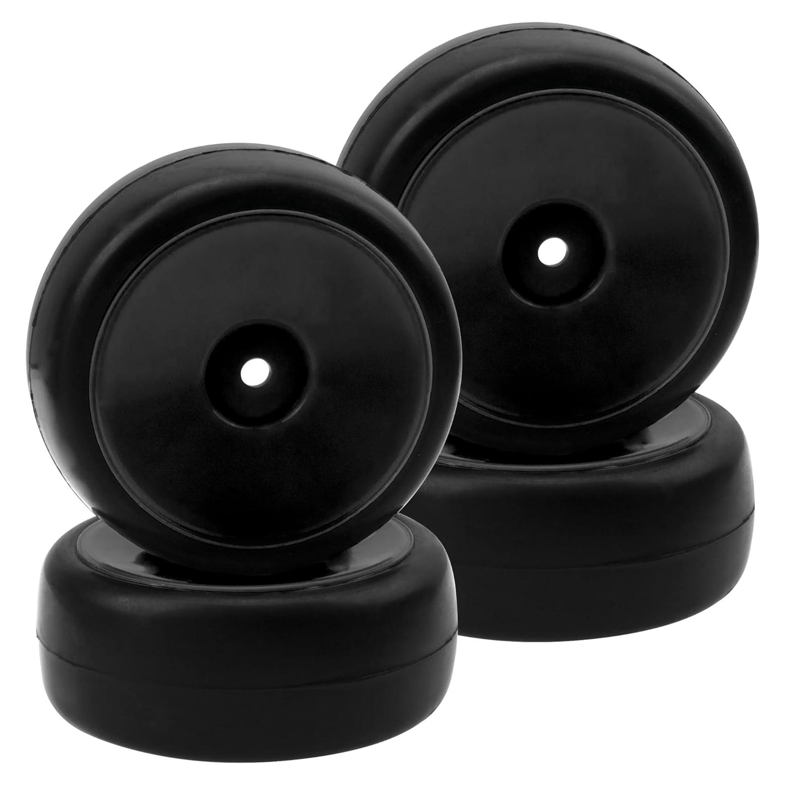 Aros de Rueda 12mm + Neumáticos de Goma 65mm HIRCQOO RC