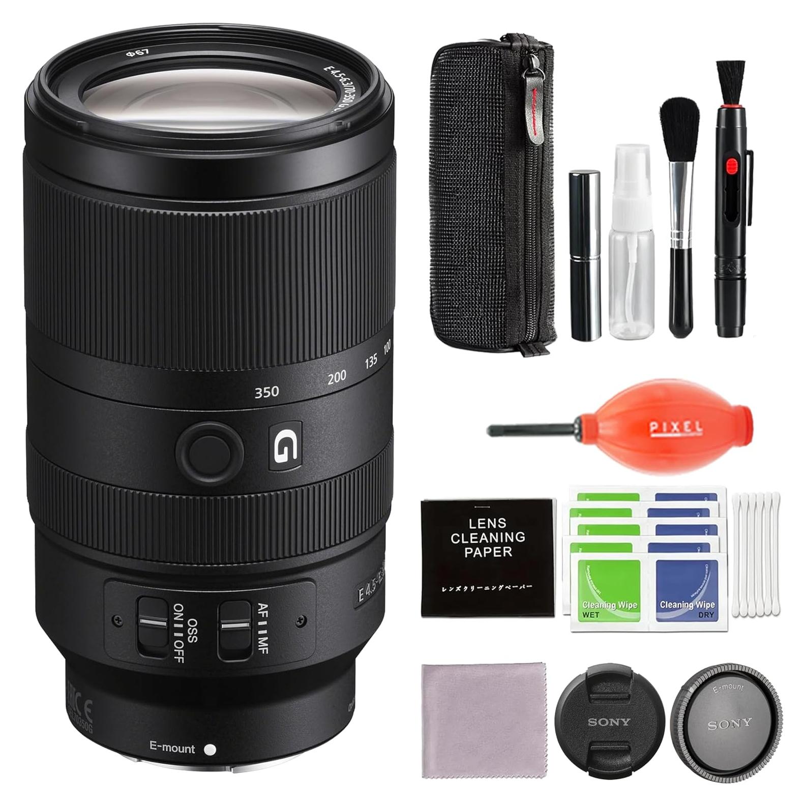 Lente Sony E 70-350mm F4.5-6.3 G OSS + Kit de Limpieza