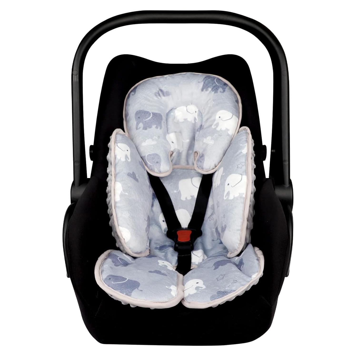 Soporte de Cabeza para Asiento de Auto TANOFAR Elefante Gris
