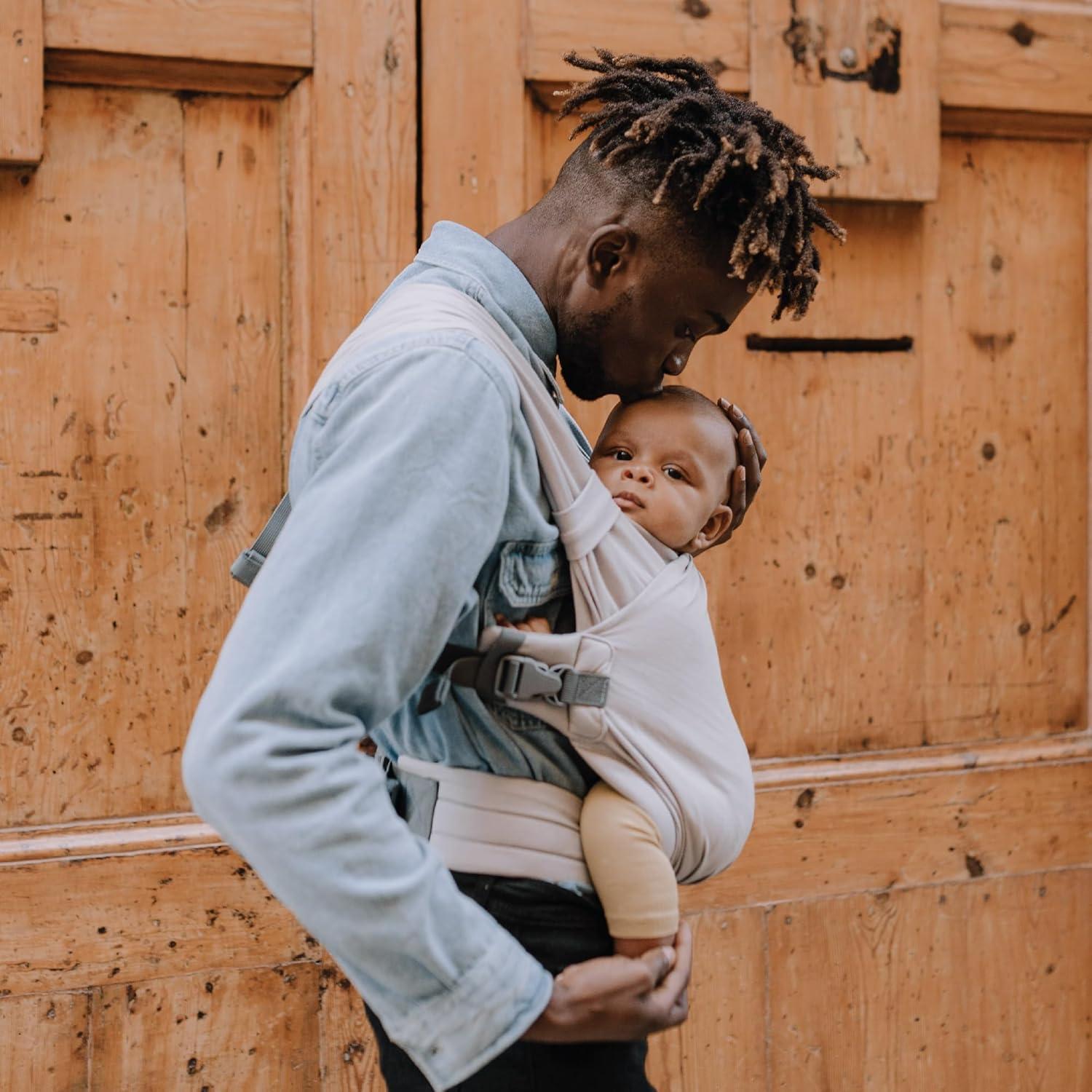 Portabebés Boba Bliss Gris - Desde 3.2 hasta 15.9 kg