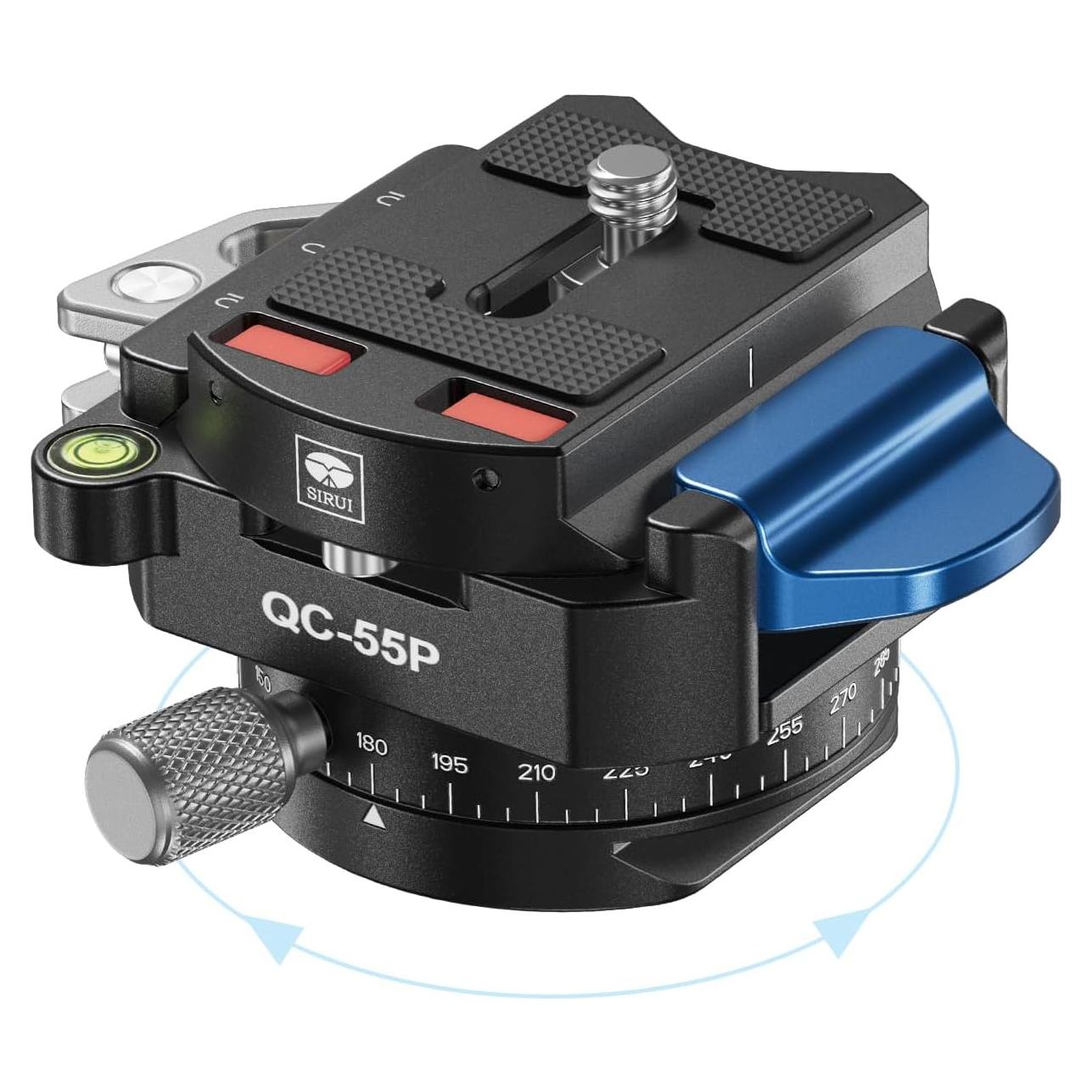 Placa de Liberación Rápida SIRUI QC-55P con Cabezal 360°