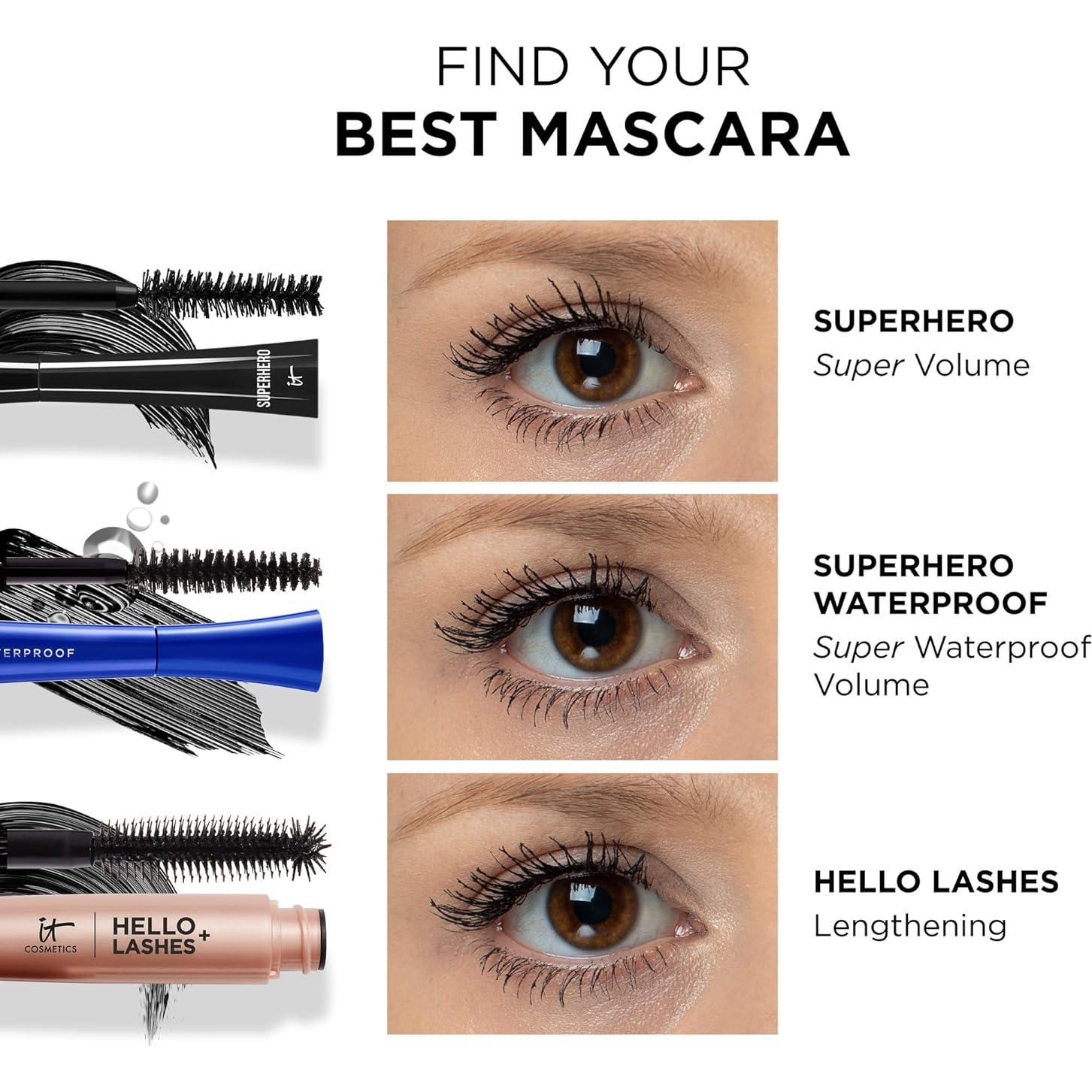 Máscara Superhéroe IT Cosmetics 8.79 ml Volumizante y Alargadora