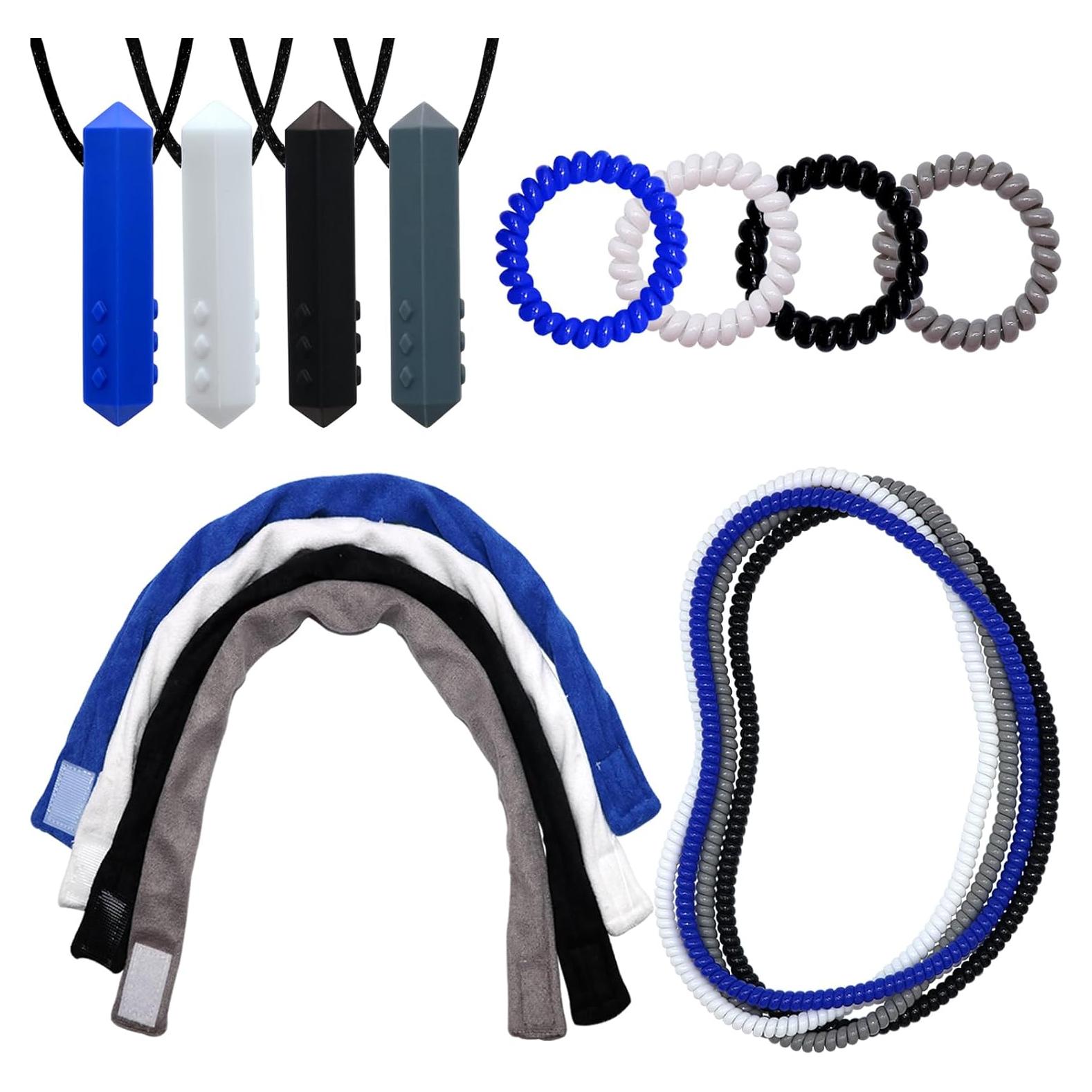 Collares Masticables Sensoriales Olugu - Paquete de 16 Piezas