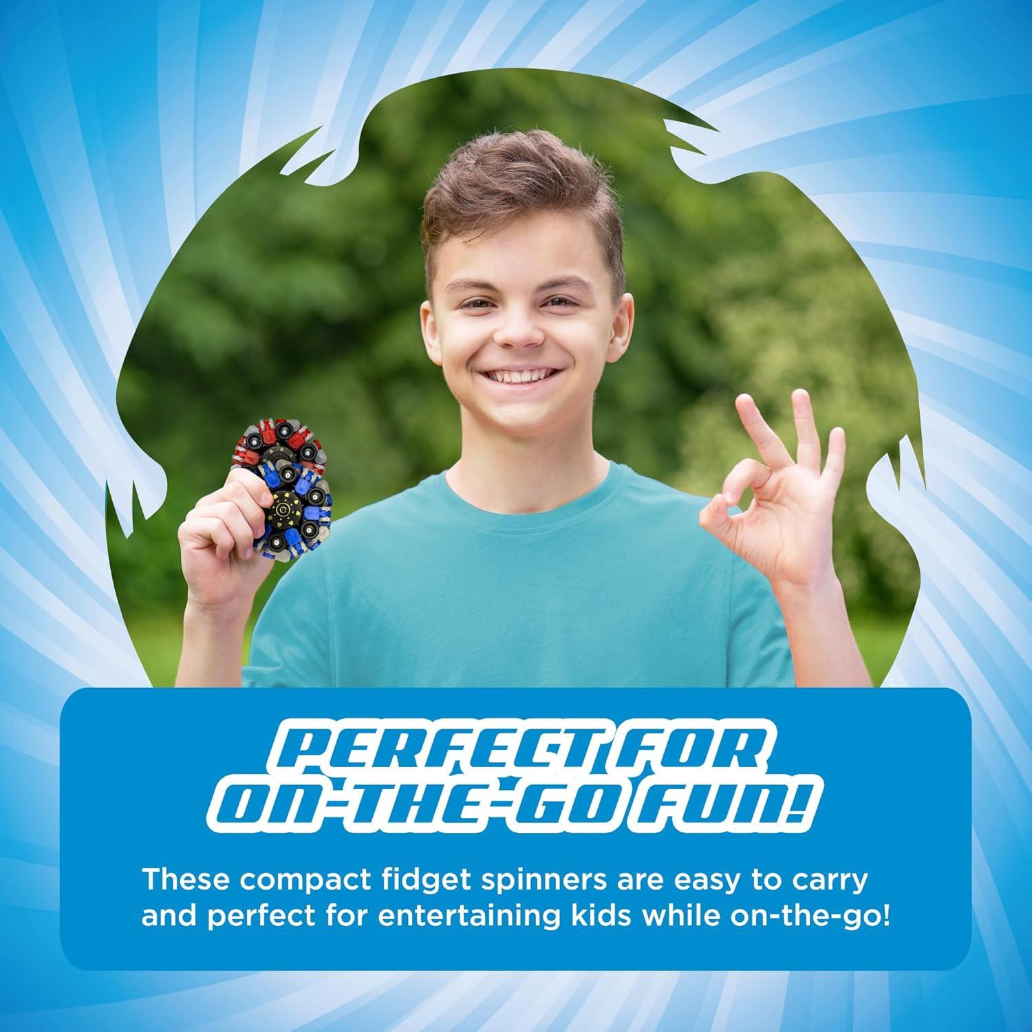 Spinner Antiestres Transformable Stomp Rocket - Paquete de 4