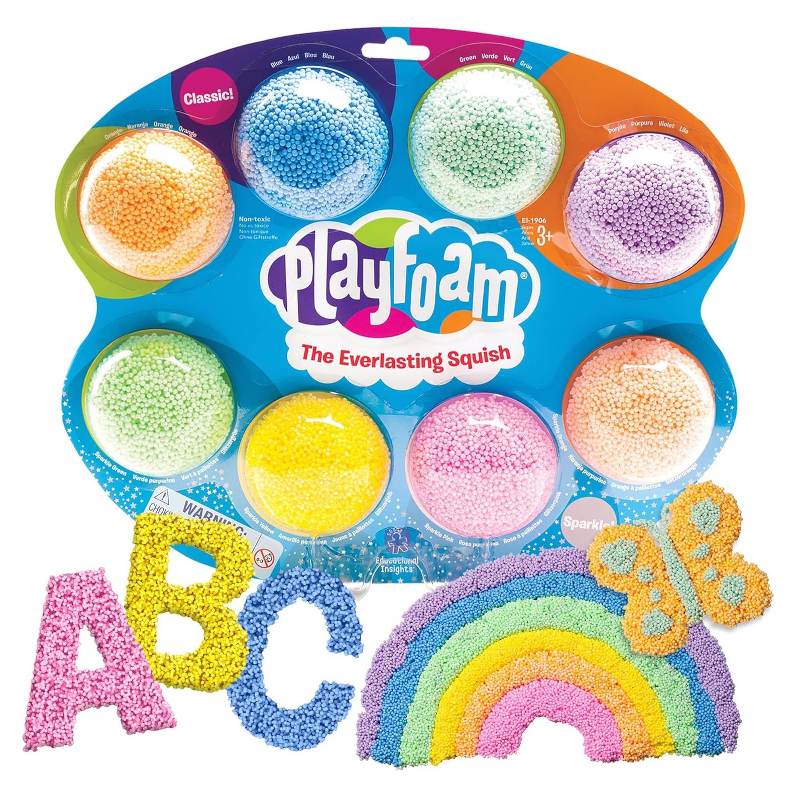 Playfoam 8-Pack Educational Insights - Juguete Sensorial No Tóxico