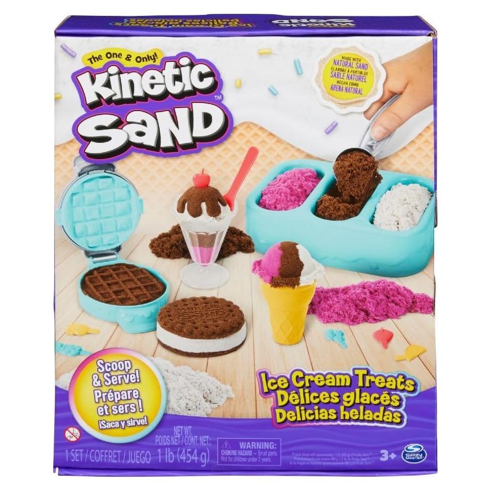 Kinetic Sand Delicias de Helado 454 g - Set Creativo Infantil